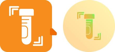 Test Tube Icon Design vector