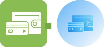 Wallet Icon Design vector