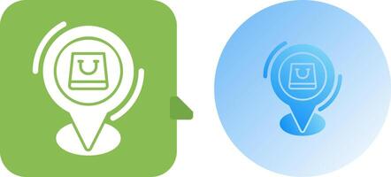 Shop Location Icon Design vector