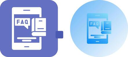Faq Icon Design vector