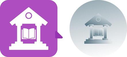 Library Icon Design vector
