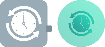 Run Time Icon Design vector
