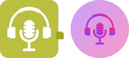 Podcast Icon Design vector