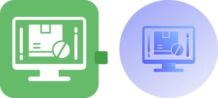 Out of Stock Icon Design vector