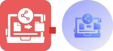 File Share Icon Design vector