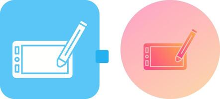 Drawing Tablet Icon Design vector