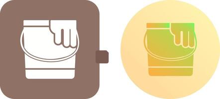 Paint Bucket Icon Design vector