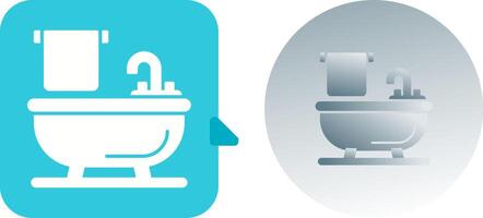 diseño de icono de bañera vector