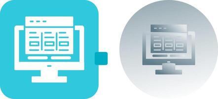 Layout Icon Design vector
