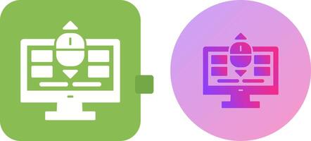 Scroll Icon Design vector