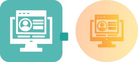 Login Icon Design vector