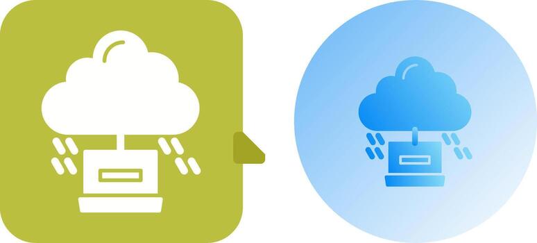 Cloud Computing Icon Design vector