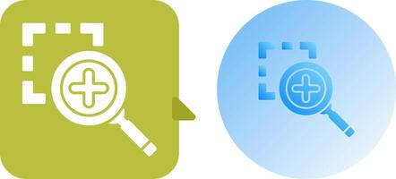 Zoom In Icon Design vector
