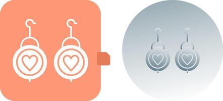 Earrings Icon Design vector