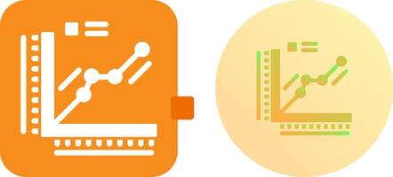 Graph Icon Design vector