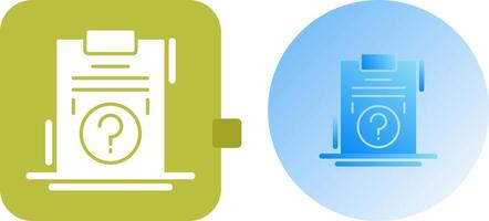Question Icon Design vector
