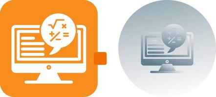 Maths Icon Design vector