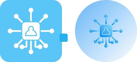 Networking Icon Design vector