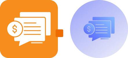 Dialog Icon Design vector