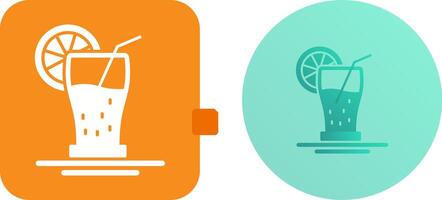 Orange Juice Icon Design vector