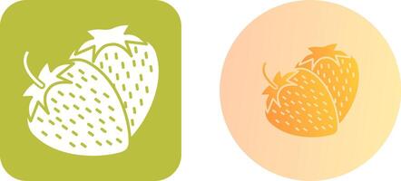 Strawberry Icon Design vector