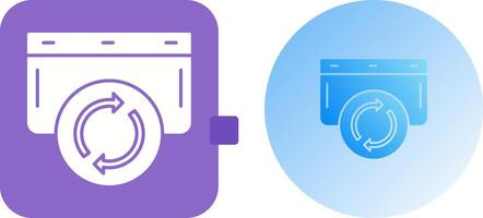 Refresh Icon Design vector
