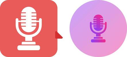 Microphone Icon Design vector
