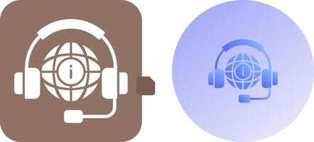 Call Center Icon Design vector