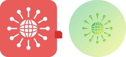 Networking Icon Design vector