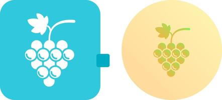 Grapes Icon Design vector