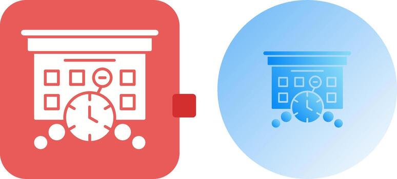 Deadline Icon Design vector