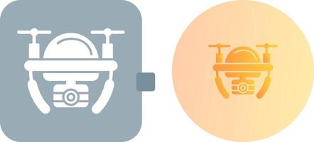 Camera Drone Icon Design vector