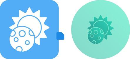 Eclipse Icon Design vector