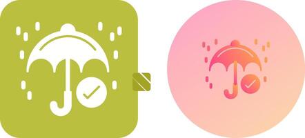 Keep Dry Icon Design vector