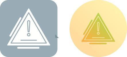 Warning Icon Design vector