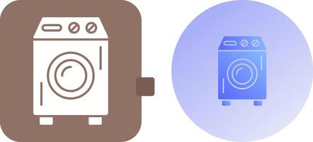 Washing Machine Icon Design vector