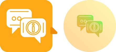 Chat Box Icon Design vector