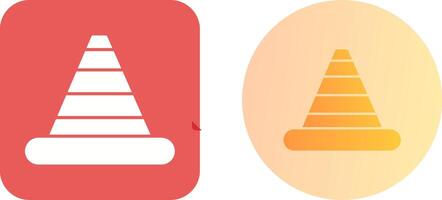 Traffic Cone Icon Design vector