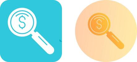 magnifier Icon Design vector