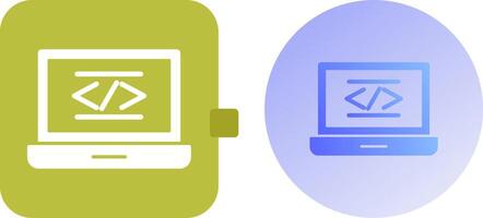 Coding Icon Design vector
