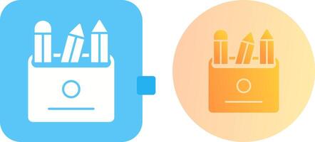 Pencils Icon Design vector