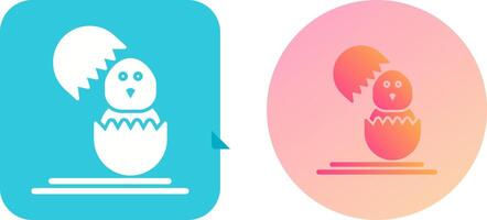 Chick Icon Design vector