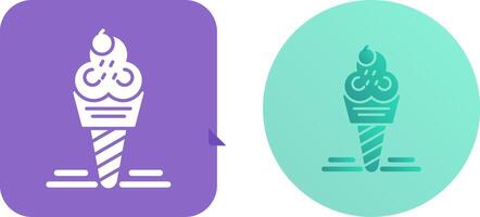 Ice Cream Icon Design vector