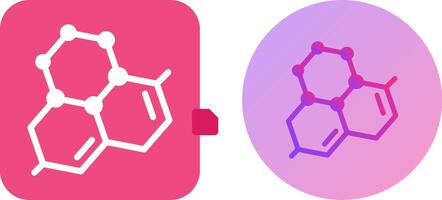 Molecule Icon Design vector