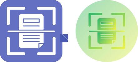 Scan Icon Design vector