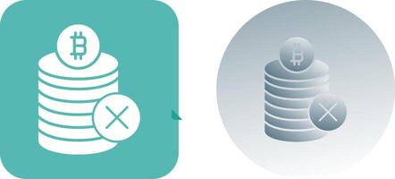 Not Accepted Icon Design vector