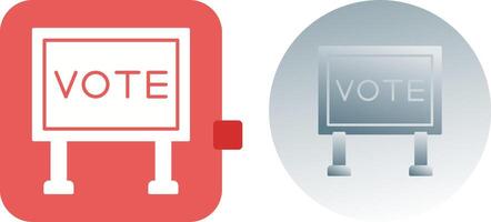 Billboard Icon Design vector