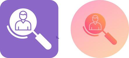 Magnifier Icon Design vector