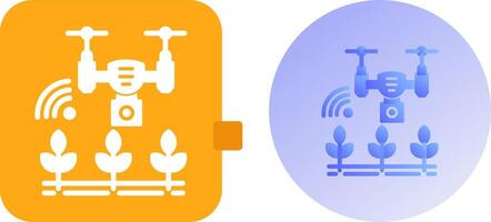 Smart Farm Icon Design vector