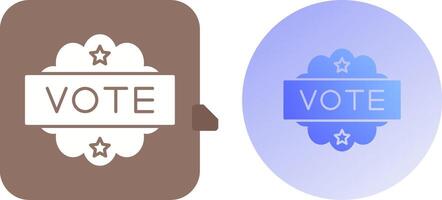 Vote Icon Design vector